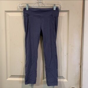 Athleta Girl Stash Your Treasures Cinch Capri Cropped Legging Purple